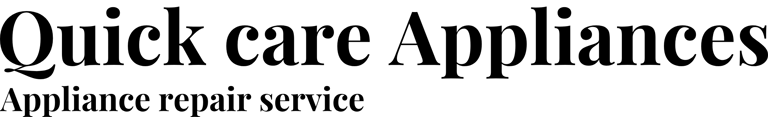Quick care Appliances logo