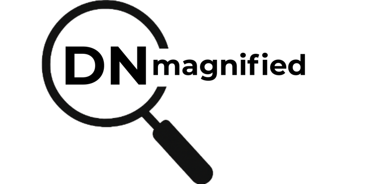 DNmagnified.com logo
