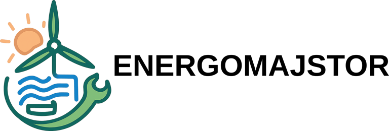 Energomajstor – prodajemo solarne panele i solarne sisteme po najpovoljnijim cenama u Srbiji i regionu. Postavljamo grejanje, ventilaciju i klimatizaciju uz subvencije, brzu ugradnju i garanciju uštede. Vaš pouzdan partner za energetsku efikasnost. logo