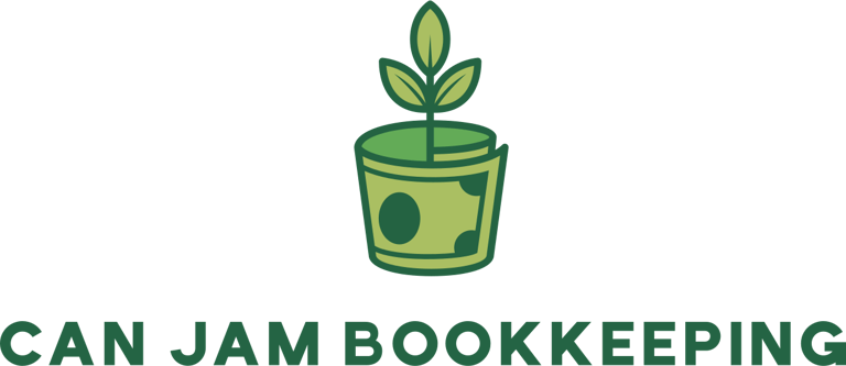 CAN JAM BOOKKEEPING logo