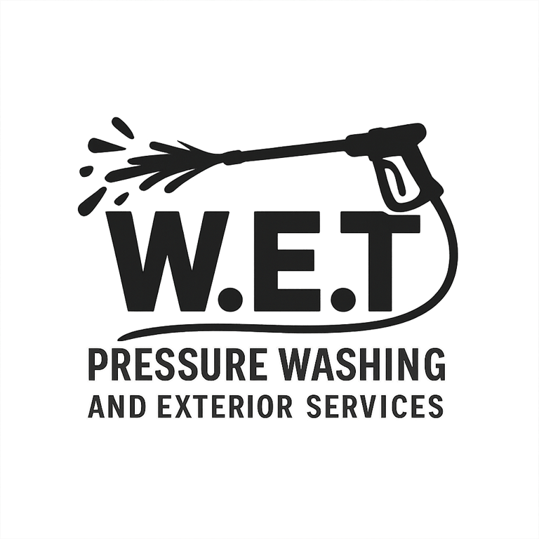 W.E.T. Pressure Washing and Exterior Services logo