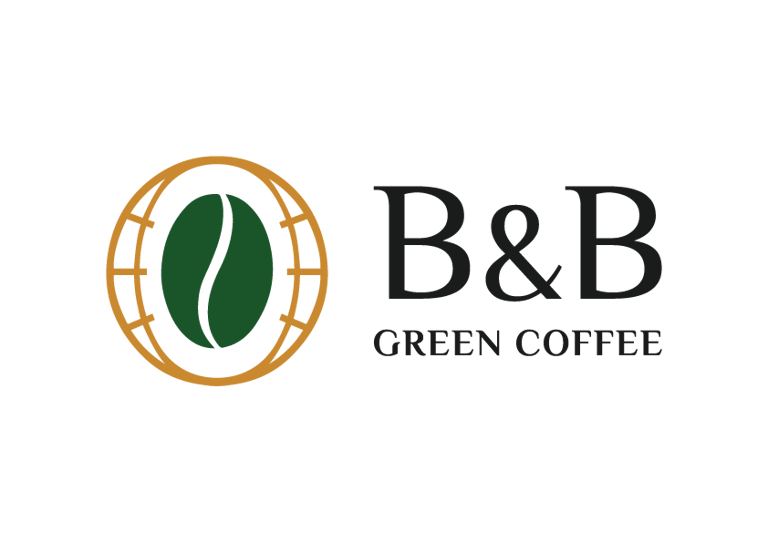 B&B GREEN COFFEE logo
