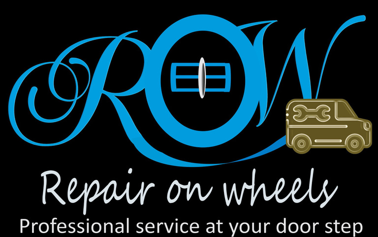 Row-Repair on wheel logo
