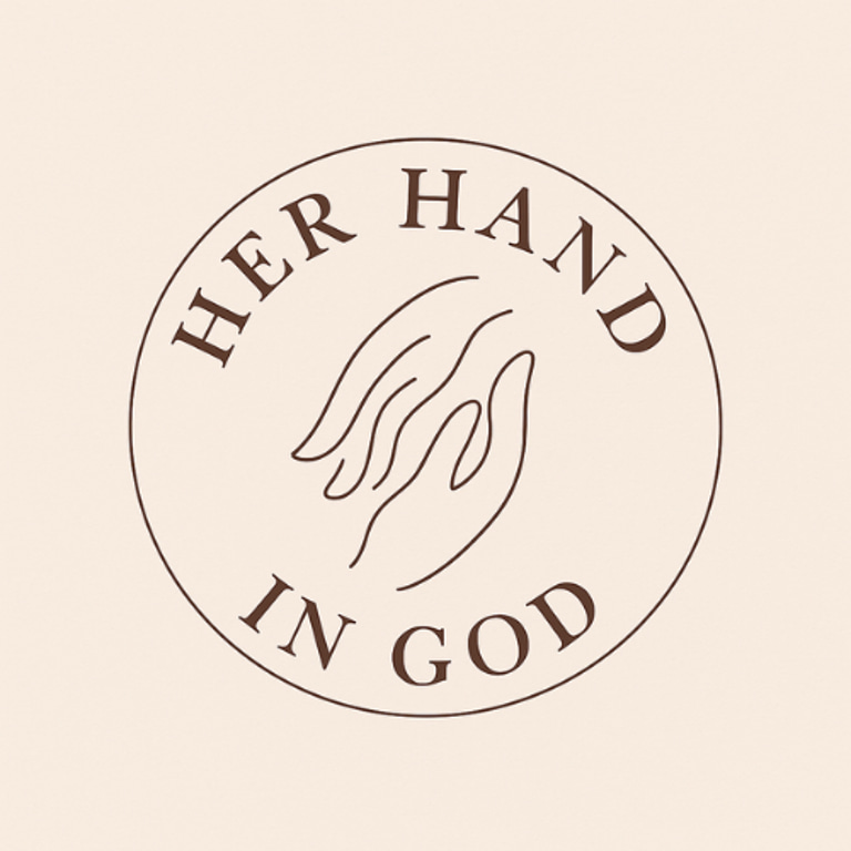 HER HAND IN GOD logo