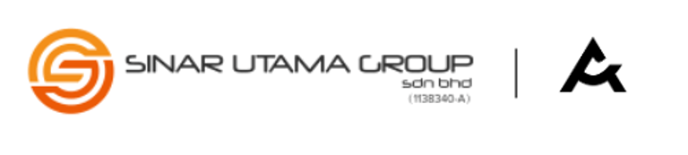 Sinar Utama Group X Atome logo