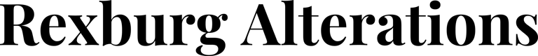 Rexburg Alterations logo