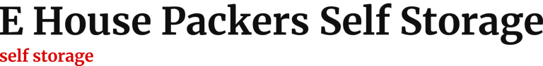 E House Packers Self Storage logo