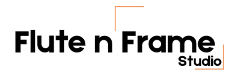 flute n frame studio logo