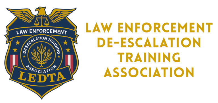 Law Enforcement De-Escalation Academy (LEDA) logo