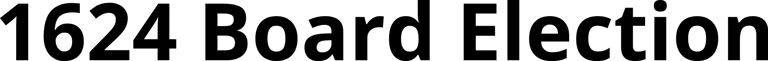 1624 Board Election logo