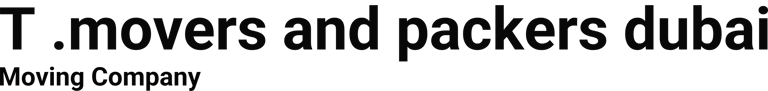 T .movers and packers dubai logo