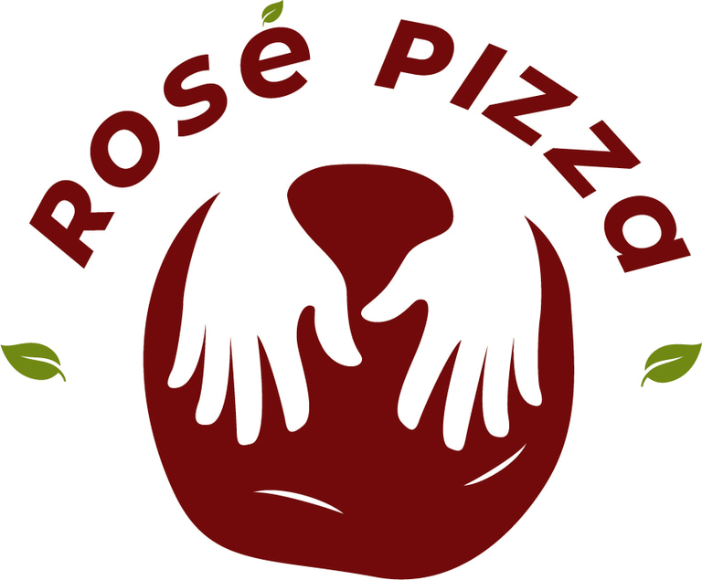 Rosé pizza logo