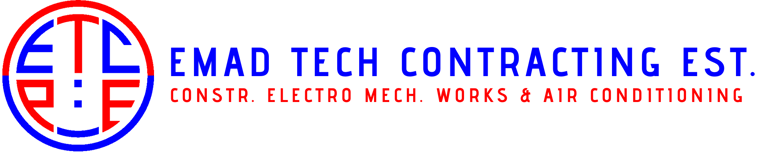 emad tech contracting mechanical and electrical and air-conditioning works establishment  logo