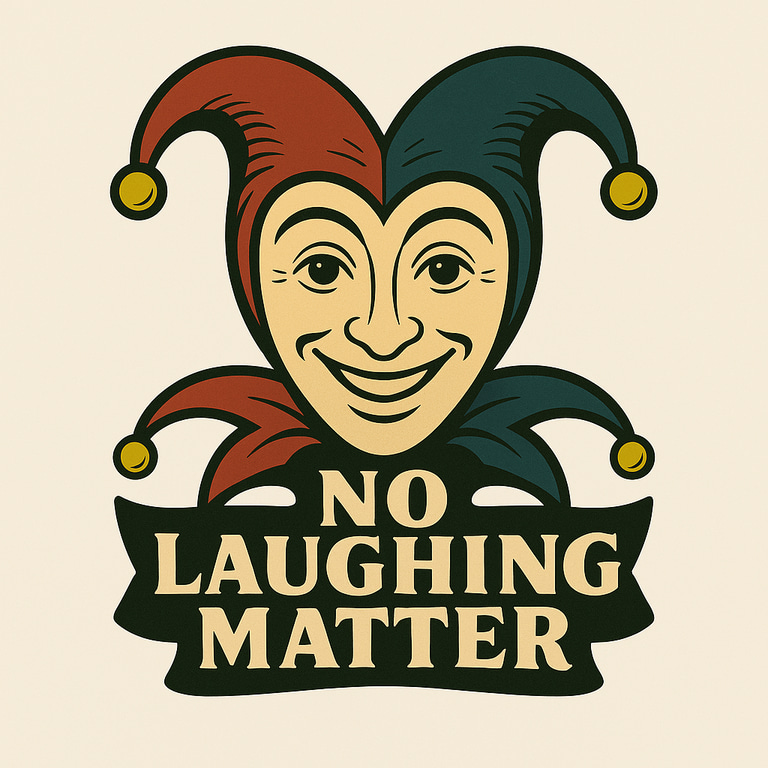 No Laughing Matter logo