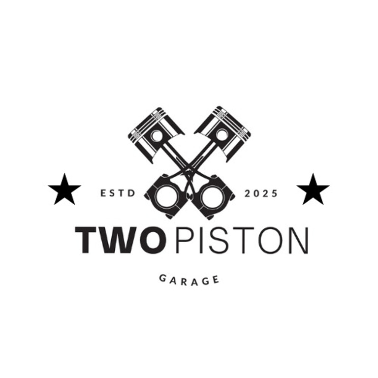 Two Piston Garage logo