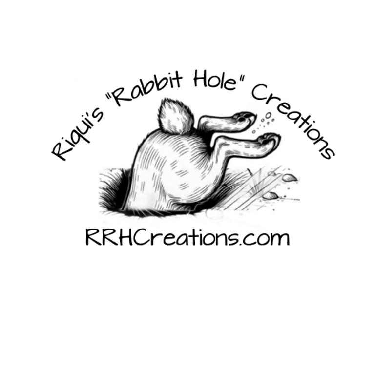 Riqui's "Rabbit Hole" Creations logo