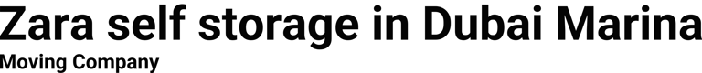 Zara self storage in Dubai Marina logo