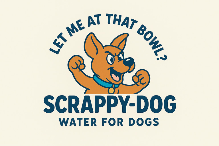 Scrappy-DOG          Water For Dogs logo