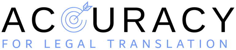 Accuracy for Legal Translation logo