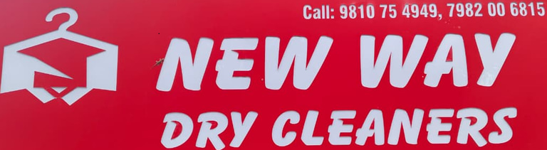 New Way Drycleaners logo