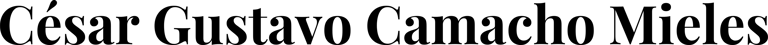 César Gustavo Camacho Mieles logo