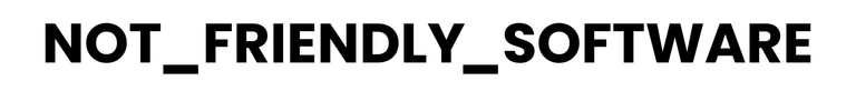 Not friendly software  logo
