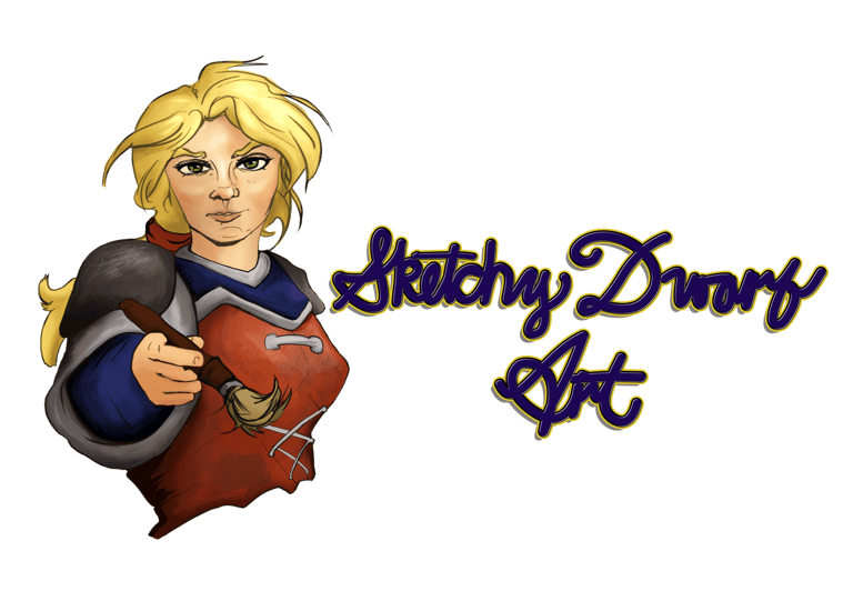 Sketchy Dwarf Art logo