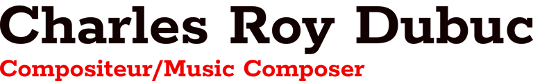 Compositeur de musique à l'image et musique de concert logo
