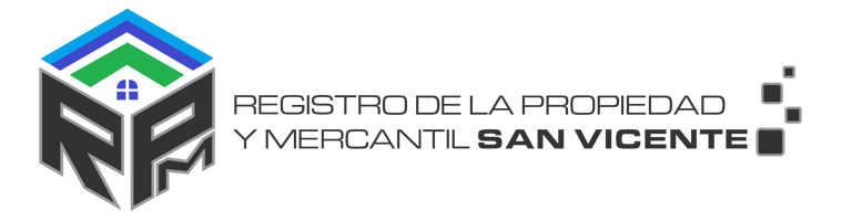 Registro de la propiedad del Cantón San Vicente logo