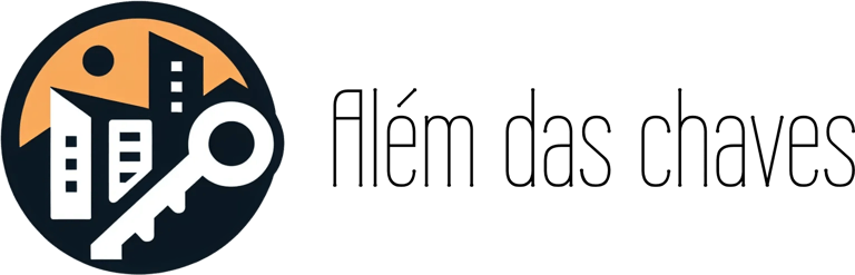 Além das chaves logo