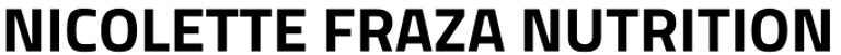 NICOLETTE FRAZA NUTRITION logo