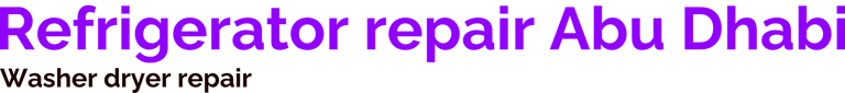 Refrigerator repair Abu Dhabi logo