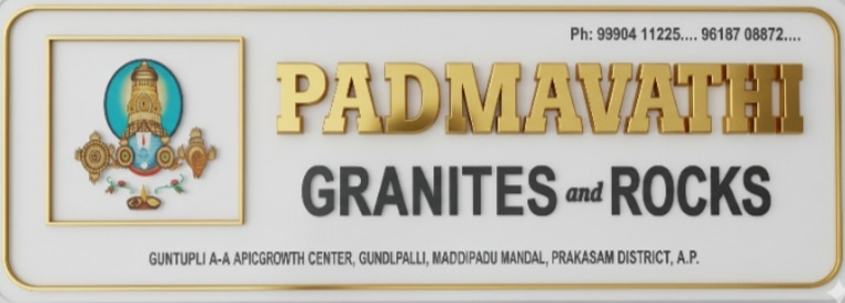 Padmavathi granits and rocks logo
