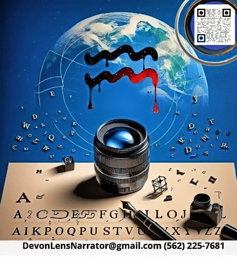 Devon's Lens Narrator Photography logo