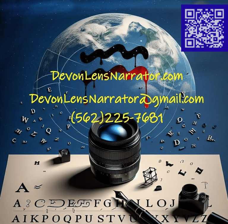 Devon's Lens Narrator Photography logo