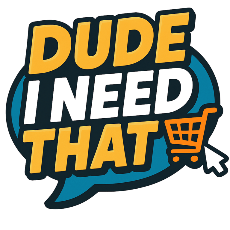 Dude I Need That logo