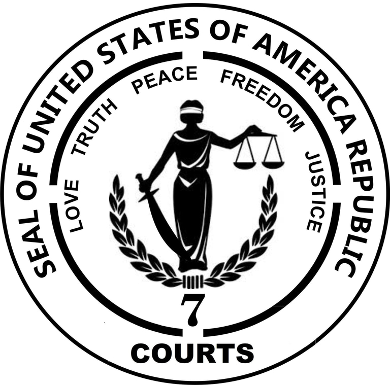 National Courts of the United States of America Republic logo