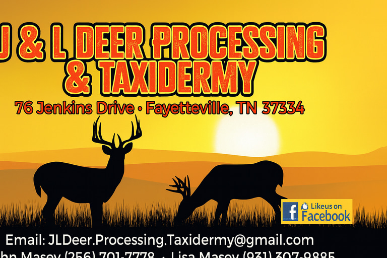 J and L Deer processing logo