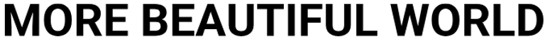 MORE BEAUTIFUL WORLD logo