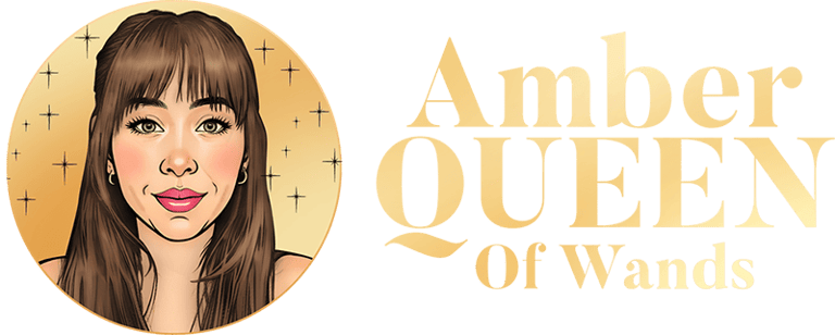 Amber Queen Of Wands  logo