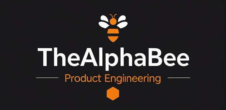 The Alpha Bee logo