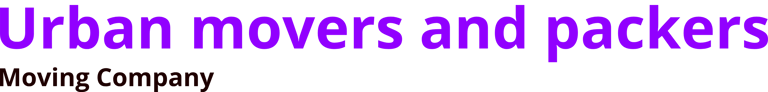 Urban movers and packers logo