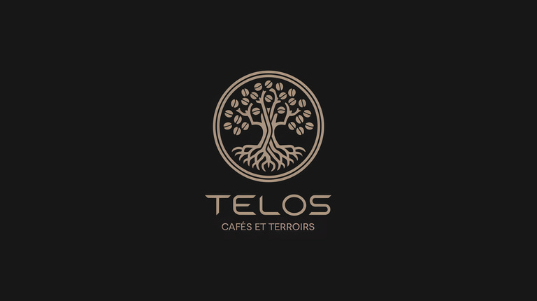 Telos café logo