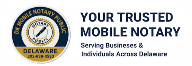 DK Mobile Notary Public Services-DE logo