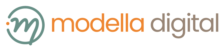 Modella Digital Diseña Invitaciones Interactivas logo