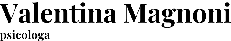 Valentina Magnoni - Psicologa a Gallarate logo