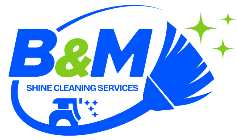 B and M Cleaning Services, affordable office & home sevices. logo