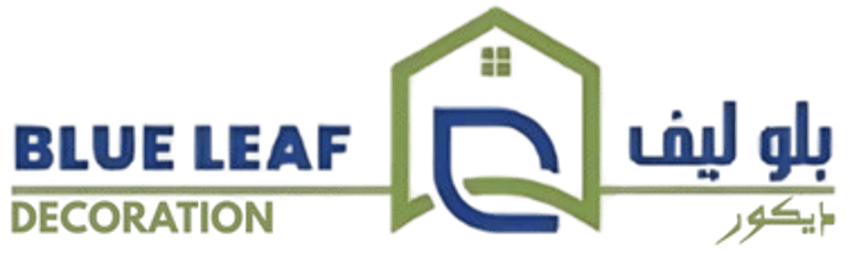 BLUE LEAF DECORATION logo