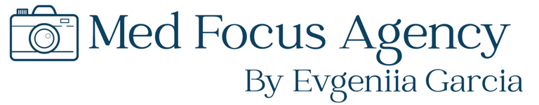 Med Focus Agency by Evgeniia Garcia logo
