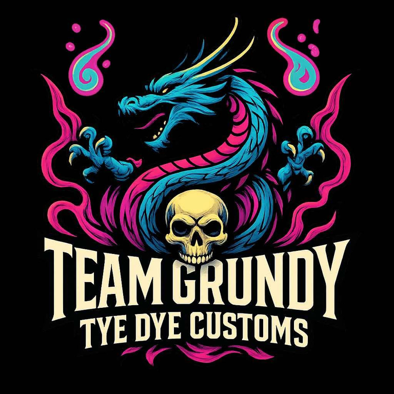 Team Grundy Tye Dye Customs logo